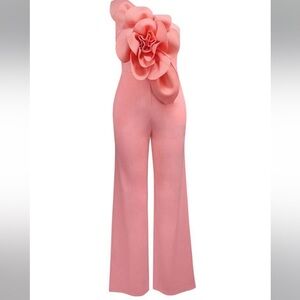 Pink floral jumpsuit new never worn size 1x